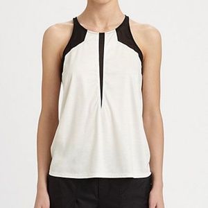 Helmut Lang Tops - Helmut Lang White Vena Combo Tank Helmut Lang Tops - Helmut Lang White Vena Combo Tank